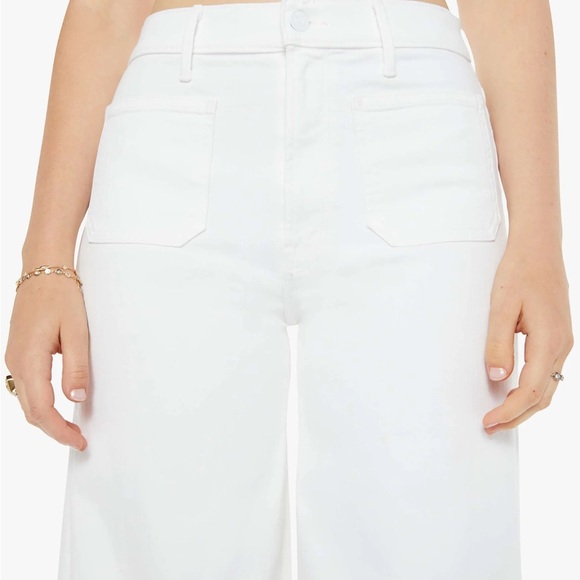 MOTHER Denim - MOTHER White Flare & Wide Leg Jeans
